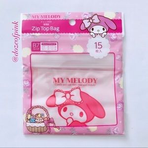 Sanrio My Melody 15 / B7 zipper top bags